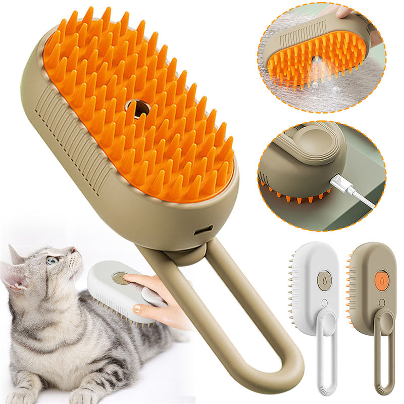 PetVibes™ Steamy Grooming Brush